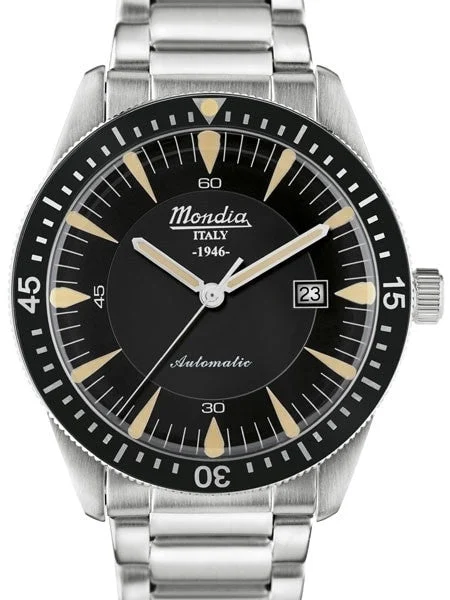 Mondia Automatic Watch with Black Dial #MI760SS-01BK-BM kol saati