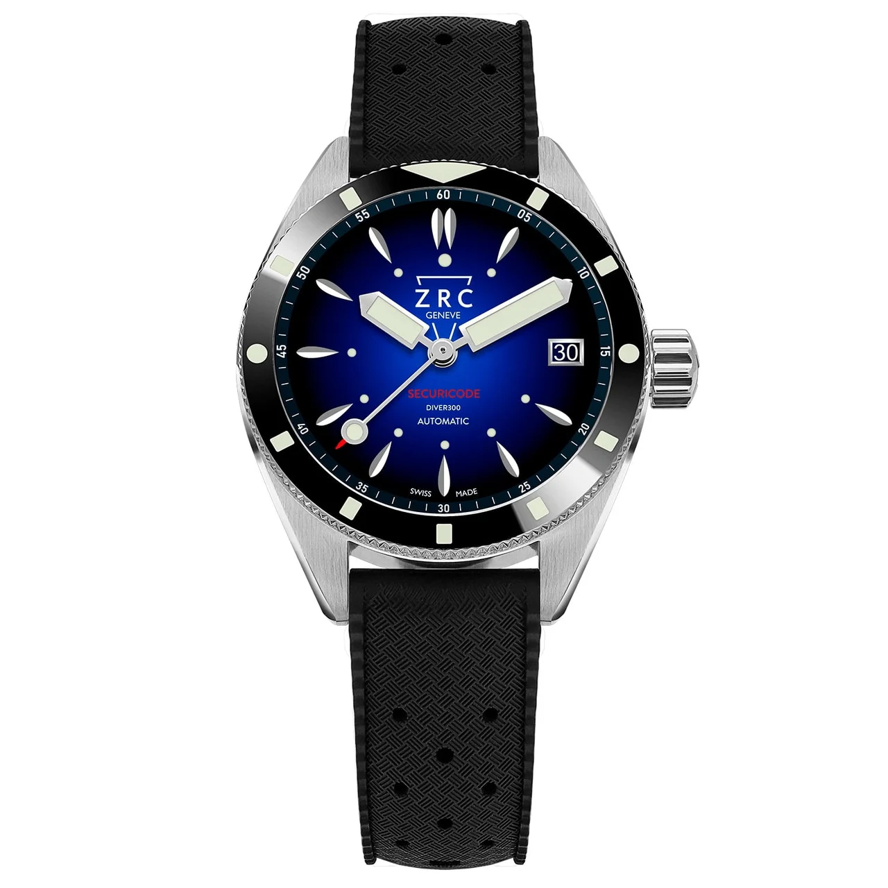 ZRC Securicode Diver300 Rubber SC3916221118 kol saati