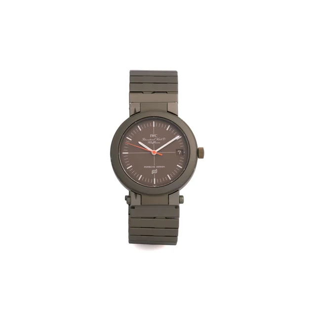 IWC IWC, REF. 3510, PORSCHE DESIGN COMPASS, GREEN ALUMINIUM kol saati