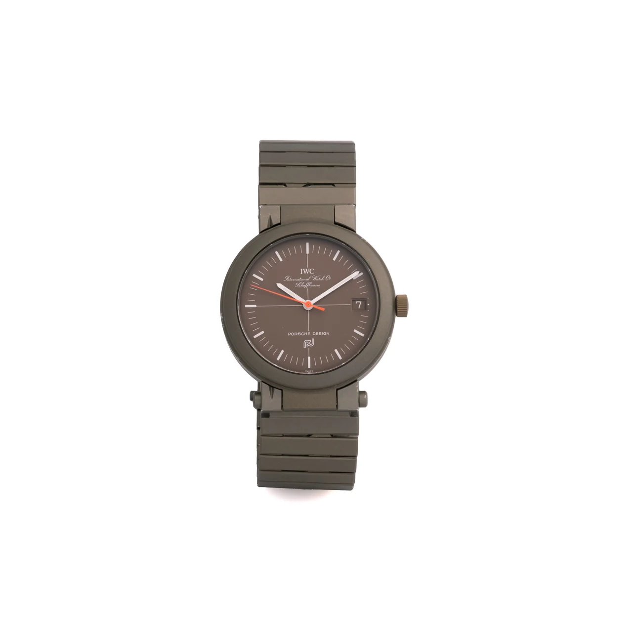 IWC IWC, REF. 3510, PORSCHE DESIGN COMPASS, GREEN ALUMINIUM kol saati