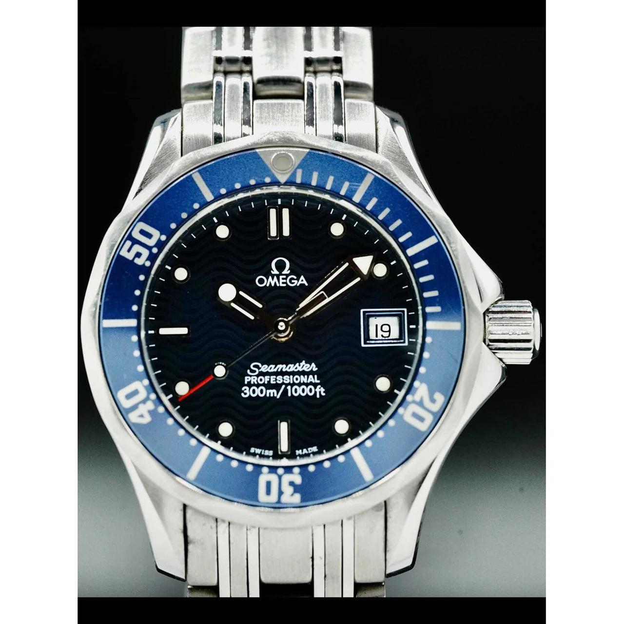 OMEGA Seamaster 300M Blue Dial 2583.80.00 210000036172 28 mm kol saati
