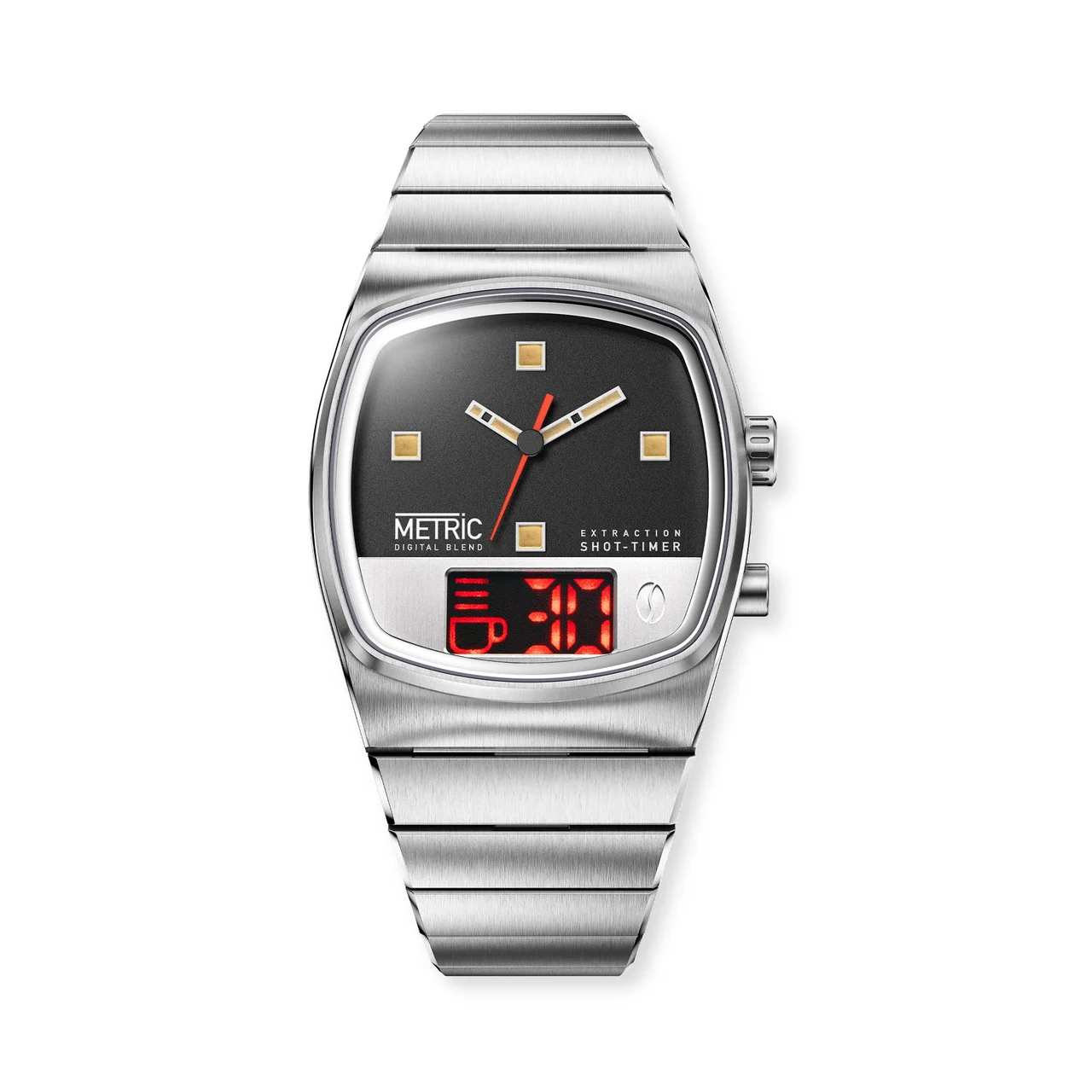 Brew Watches Metric - Digital Blend Analog-LED Watch MTRC-LED-DIGITAL kol saati