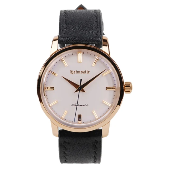 Heimdallr Classic Business Mechanical Watch 海米德-简约白GS-皮带780 kol saati