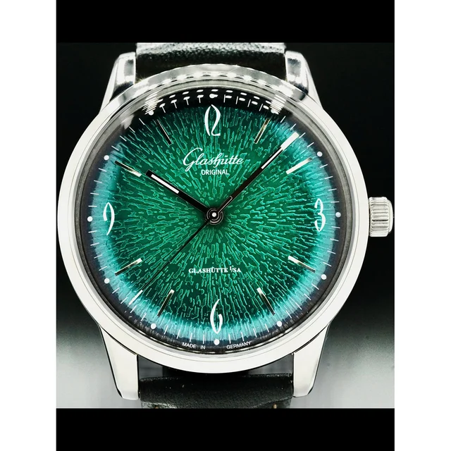 Glashutte Original Glashütte Original 1-39-52-03-02-04 Sixties Green Dial 210000041937 kol
