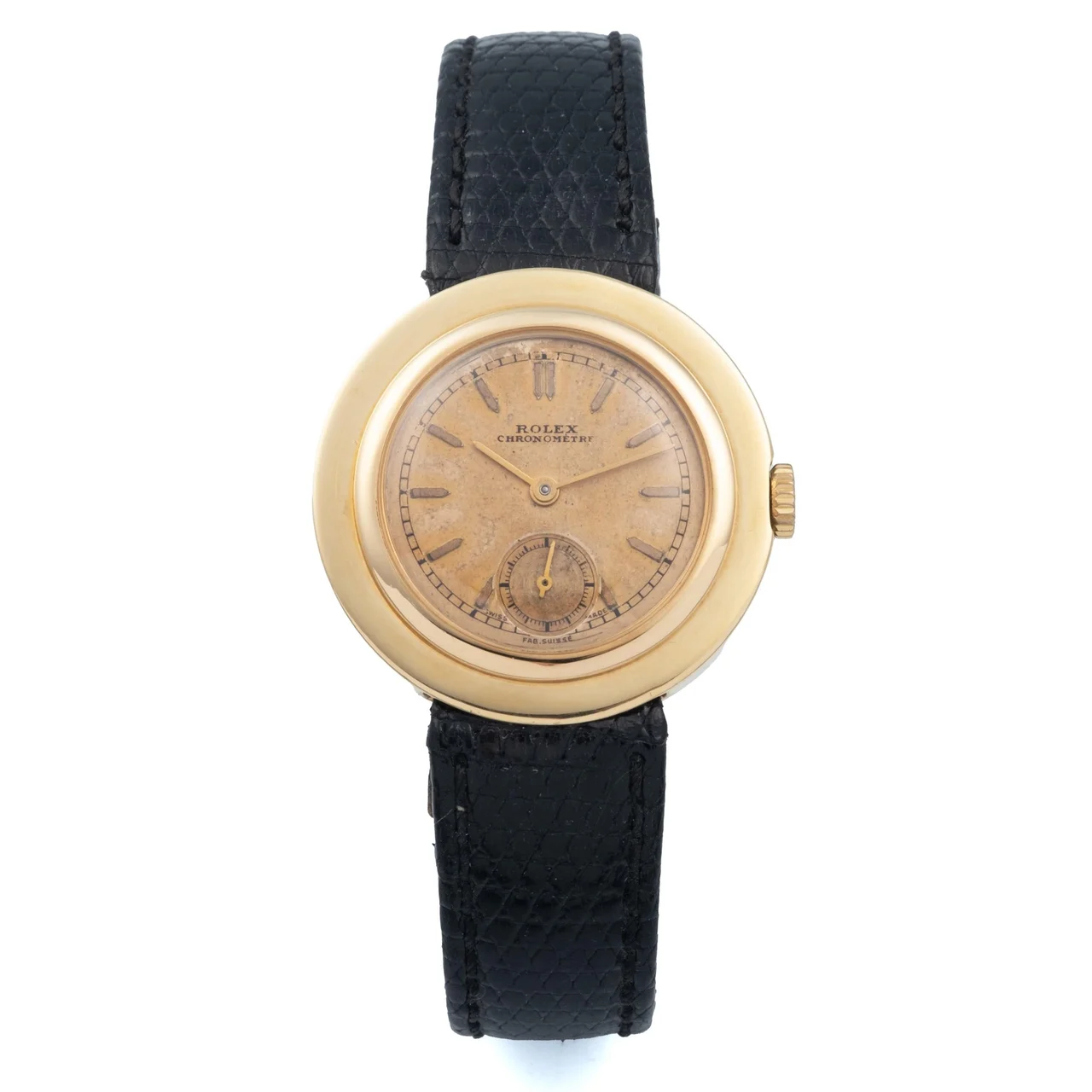 Rolex Disco Volante, Dial Double Swiss, 18KT Yellow Gold 2948 kol saati