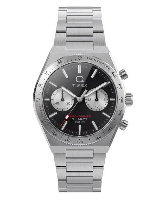 Timex Continental Chronograph 36mm Stainless Steel Bracelet Watch TW2Y93200 kol saati