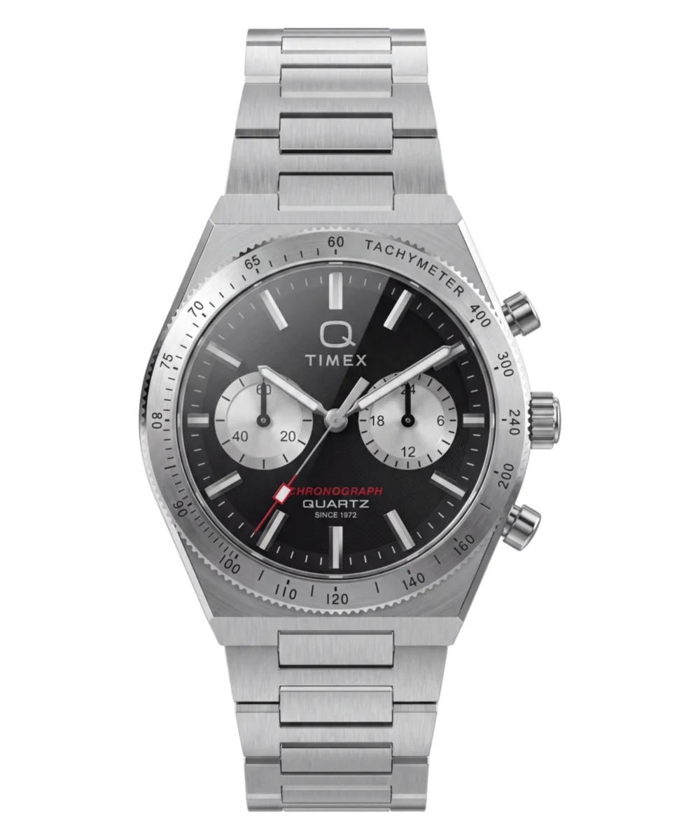 Timex Continental Chronograph 36mm Stainless Steel Bracelet Watch TW2Y93200 36 mm kol saati