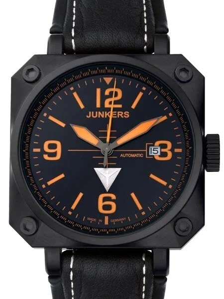Junkers Horizon Miyota Automatic Airplane Cockpit-Style Watch #6752-5 kol saati