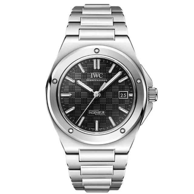 IWC Ingenieur IWC Ingenieur 40mm Black Dial with Steel Bracelet kol saati