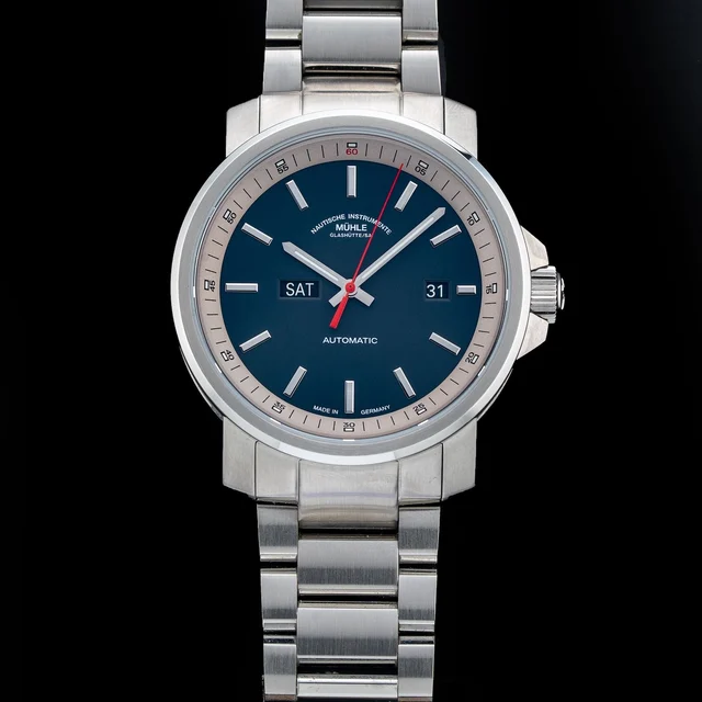 Muhle Glashutte Mühle Glashütte M1-25-34-MB 29ER Day/Date 210009N35024 kol saati