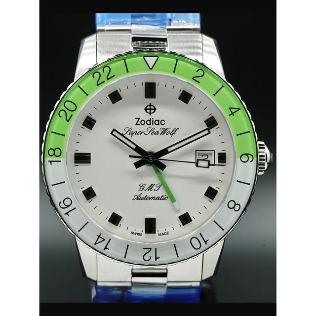 Zodiac Super Sea Wolf GMT Automatic Neon ZO9411 210000017726 kol saati