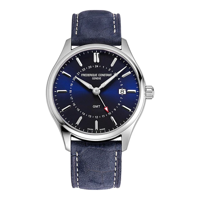 Frederique Constant Classics Quartz GMT FC-252NS5B6 kol saati
