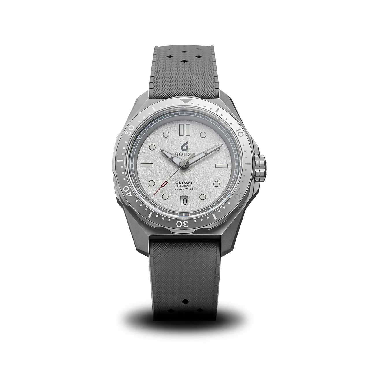 BOLDR Supply Co. Odyssey Freediver White Frost OD-FWF-SS-20-48 40 mm kol saati