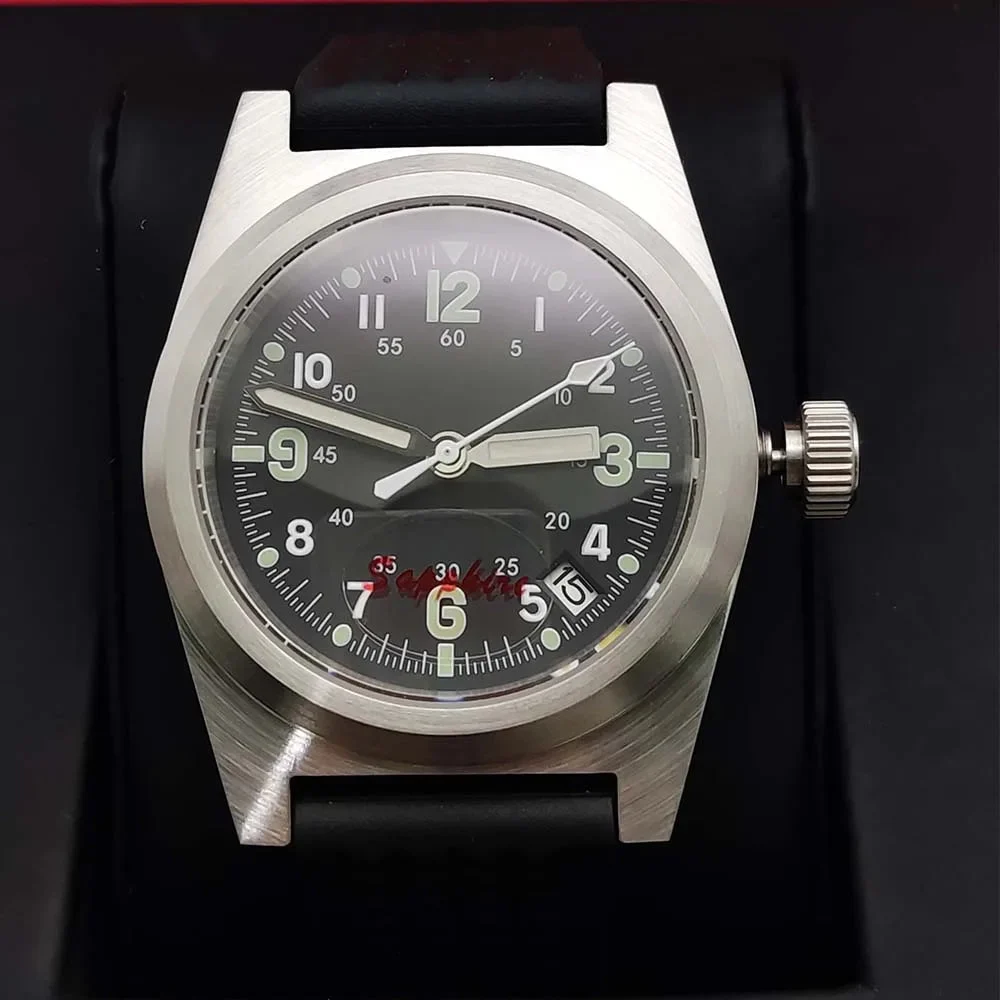 Tandorio Watches Unimatic U2 Homage 38MM Mechanical Watch Water NH35 Movement Steel Case Sapphire Handle Self-Winding Watch Mechanical Watches 1005008297992892-A2 38 mm kol saati