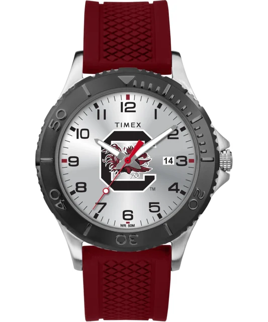 Timex Gamer Crimson South Carolina Gamecocks TWZUSOUMG kol saati