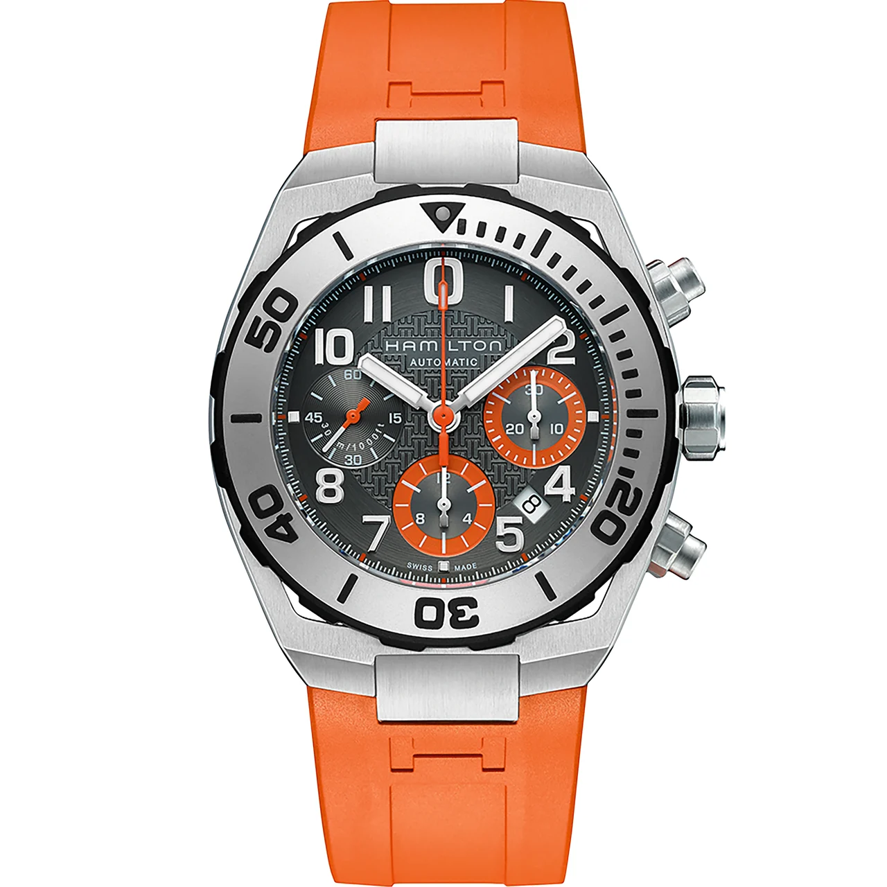 Hamilton Khaki Navy Khaki Navy Sub Auto Chrono H78716983 43 mm kol saati