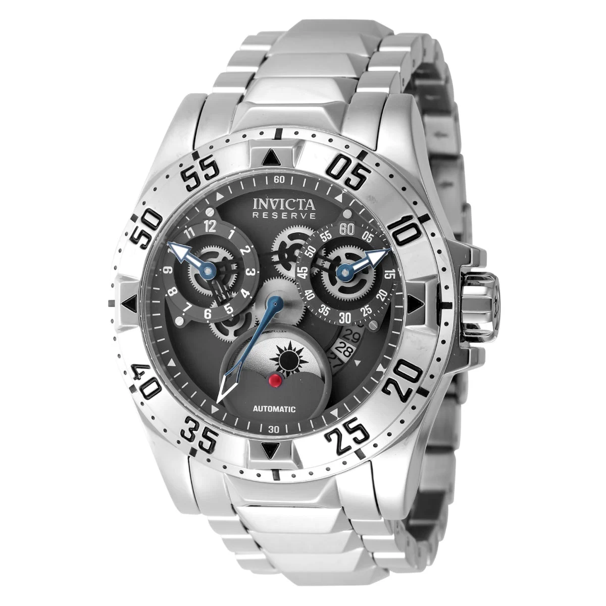 Invicta Reserve Excursion Automatic Watch - 49.5mm, Steel (47570) 49.5 mm kol saati
