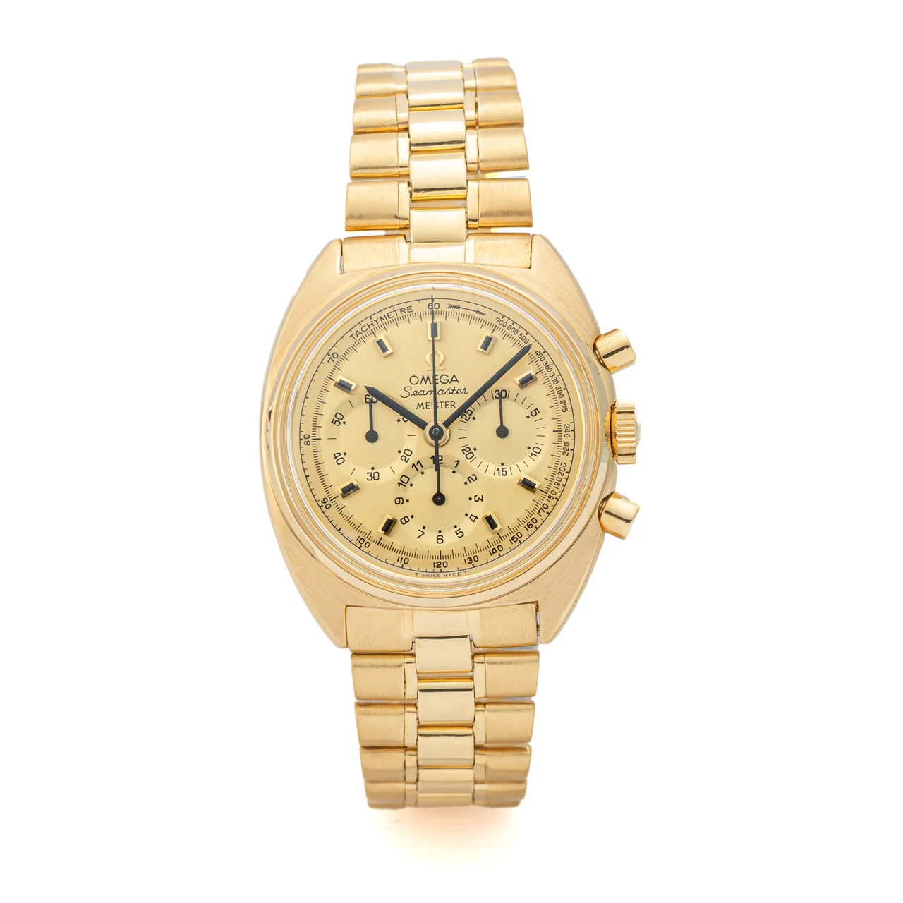 OMEGA OMEGA, REF. 145.016, SEAMASTER CHRONOGRAPH, GOLD kol saati