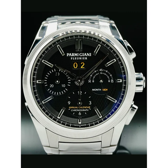 Parmigiani Fleurier Tondagraph GT Acier PFC906-0000210-B00182 210000034821 kol saati