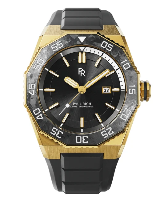 Paul Rich Aquacarbon Pro PR202411 - Gold Black kol saati
