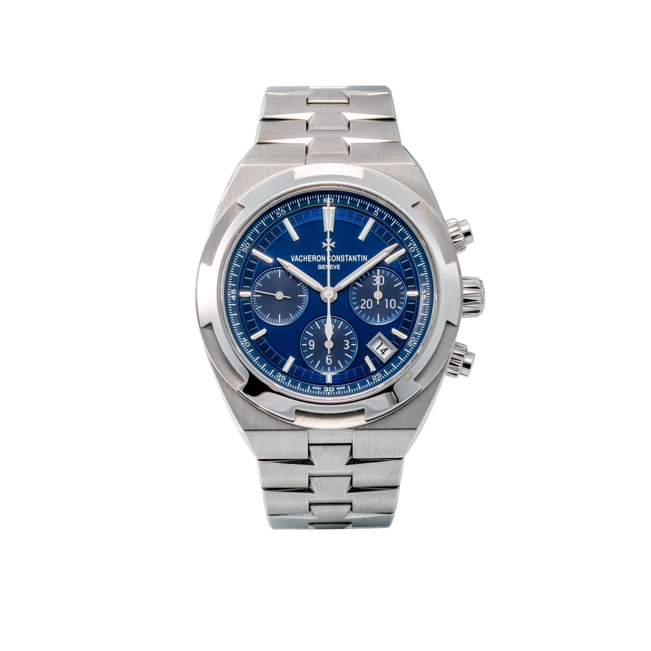 Vacheron Constantin VACHERON CONSTANTIN REF. 5500V, CHRONOGRAPH, MINUTE AND HOUR COUNTERS; DATE; "OVERSEAS"; STAINLESS STEEL 43 mm kol saati