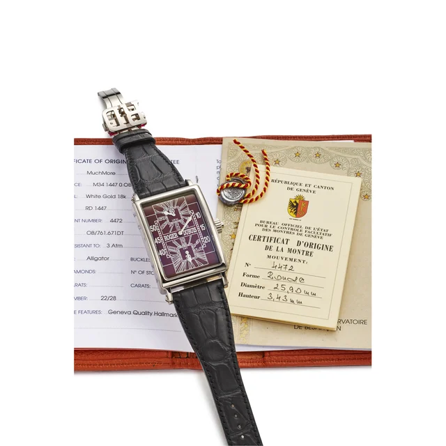 Roger Dubuis ROGER DUBUIS REF M34 1477 0 OB MUCHMORE GMT 18K WHITE GOLD 22/28 kol saati