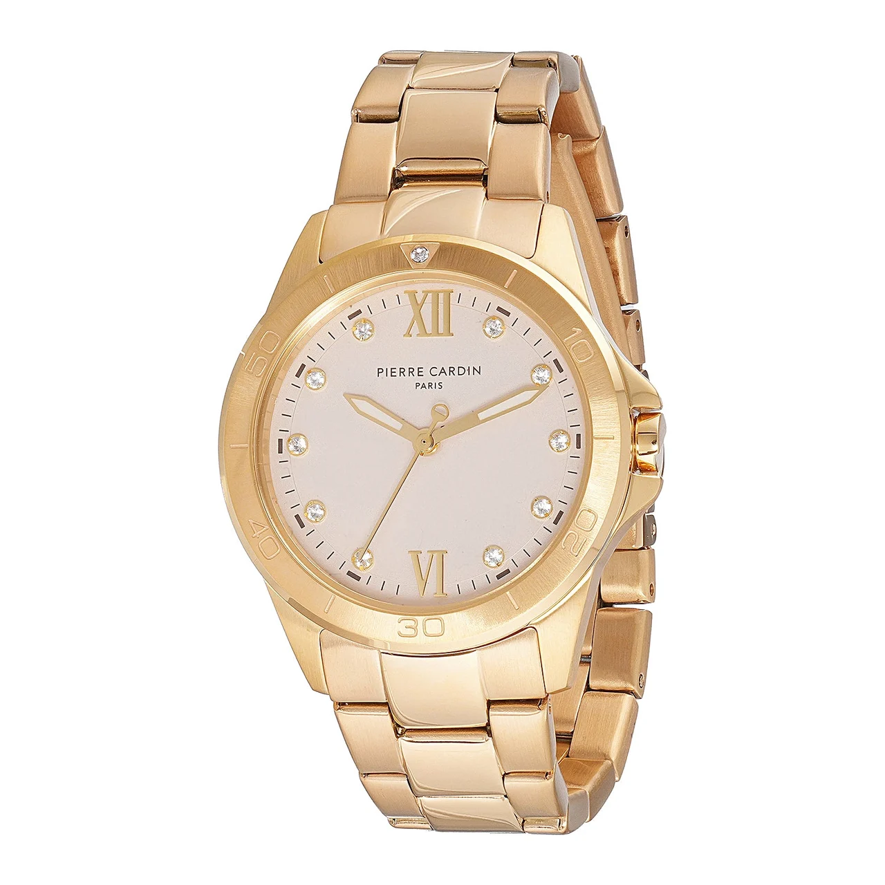 Observatoire Éclat ’ Watch - Gold Case with Champagne Dial and Crystal Indexes CF.1009.MG 34 mm kol saati