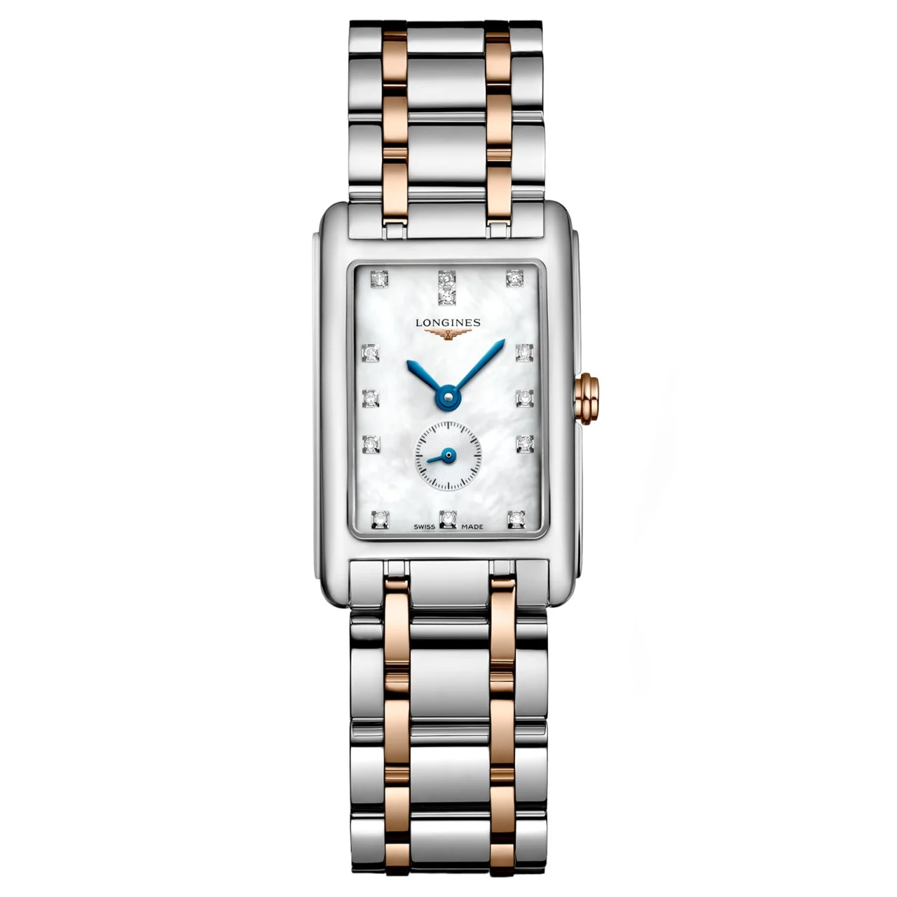 Longines DolceVita Stainless Steel Rose Gold 20mm L5.255.5.87.7 kol saati