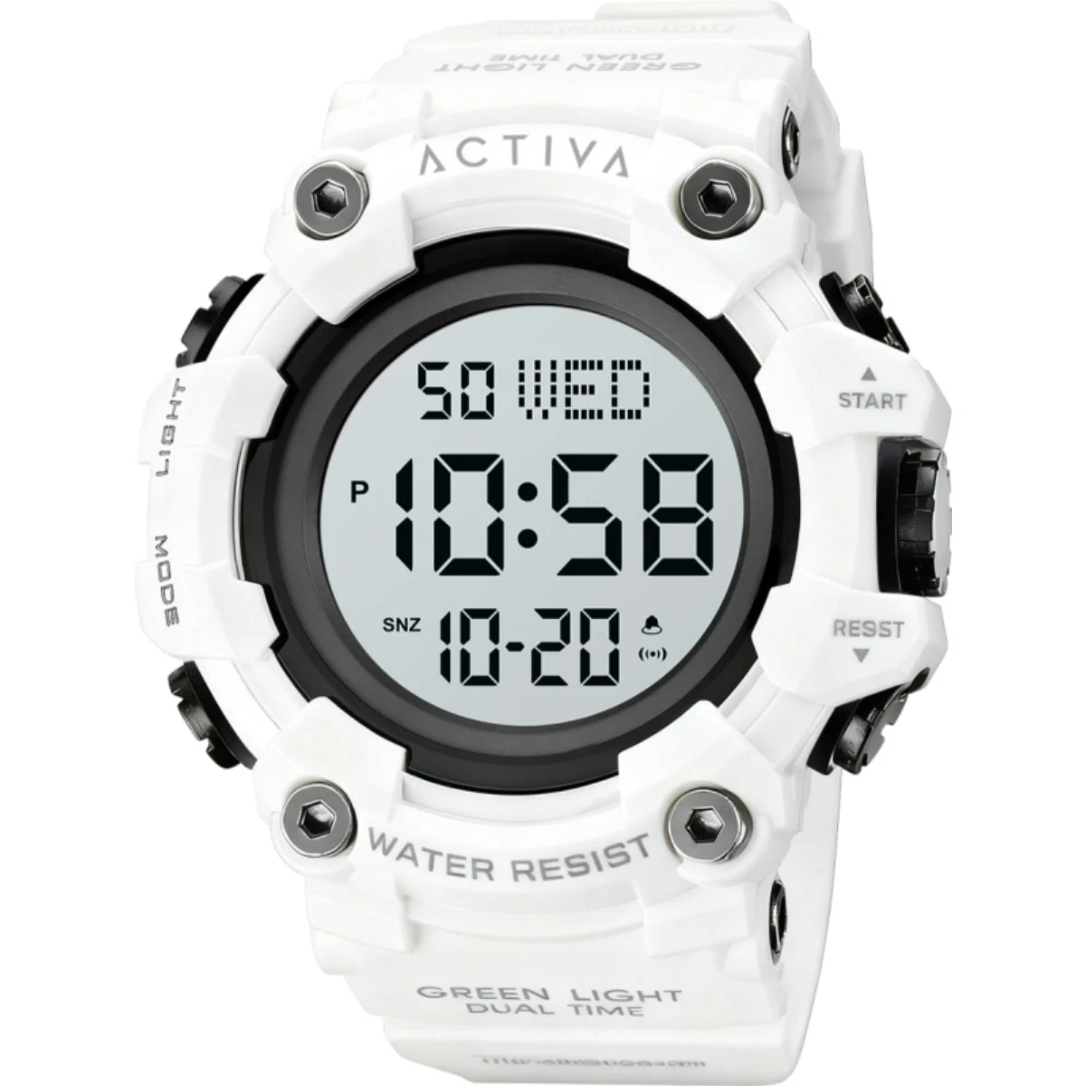 Activa Kadron X Invicta Digital Watch - 53mm. White (ACW1968-004) kol saati