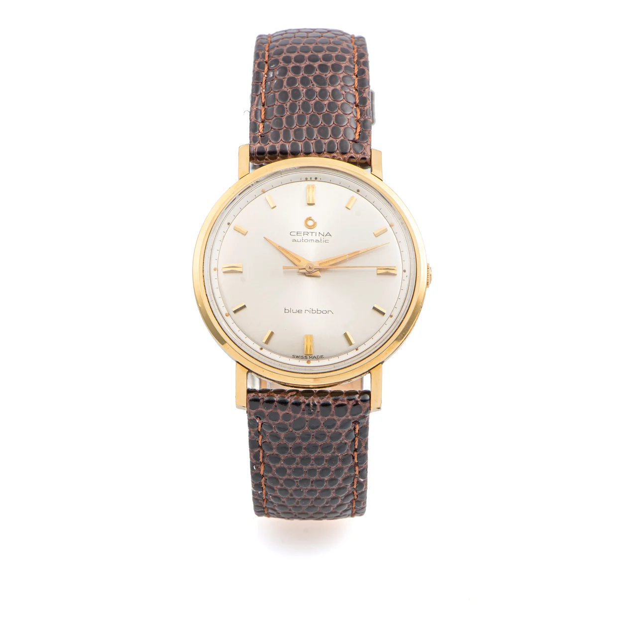 Certina CERTINA, REF. 5610 107, BLUE RIBBON, YELLOW GOLD kol saati