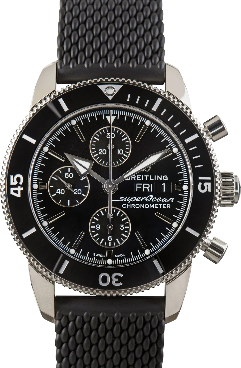 Breitling Superocean Heritage Chronograph 44 Black Dial A13313121B1S1 45 mm kol saati