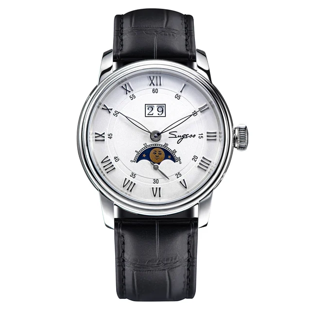Sugess MoonPhase Master S437 Moon Phase Automatic Stainless-Steel moonphase-master-437-moo