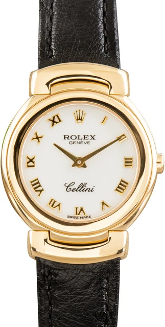 Rolex ROLEX REF. 6621 CELLINI LADY'S WHITE GOLD kol saati