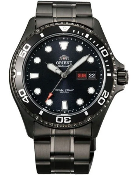 Orient Customized Ray Raven II Black PVD Automatic Dive Watch #AA02003B Custom-AA02003B ko