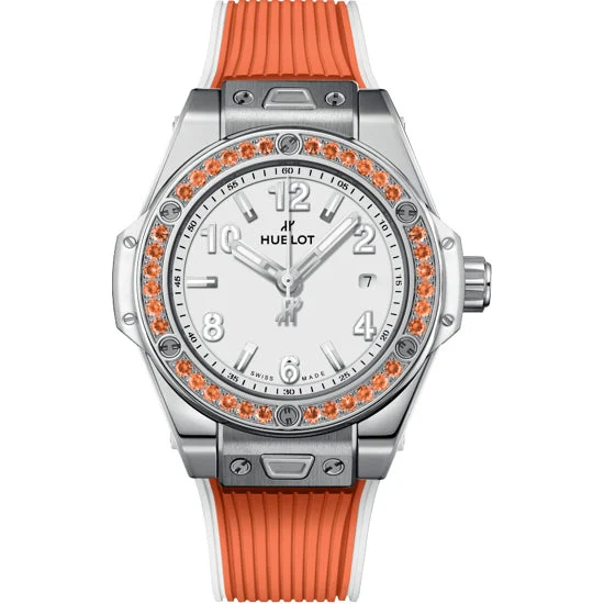 Hublot One Click Joyful Steel Orange 485.SO.2210.RX.1206 kol saati