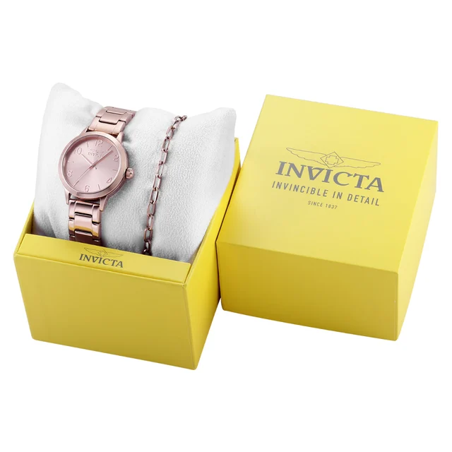 Invicta Wildflower Watch - 34mm, Rose Gold (49087) kol saati