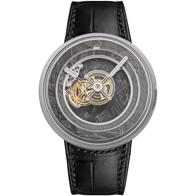 Kross Studio Central Floating Tourbillon Titanium Meteorite KS05-TI-META kol saati