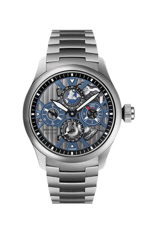 Bremont Altitude ALT42-PER-TI-BLSKL-B 42 mm kol saati