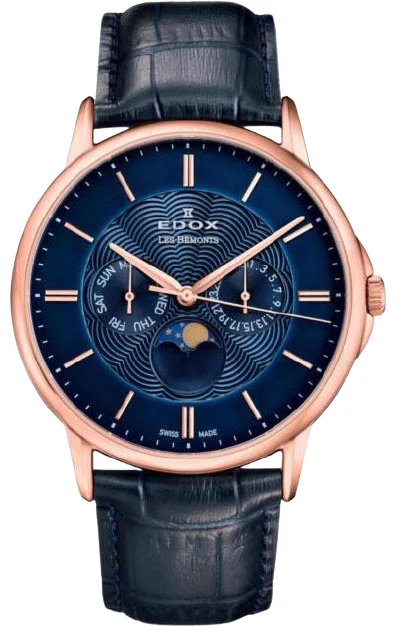 EDOX Les Bémonts ED216 44 mm kol saati