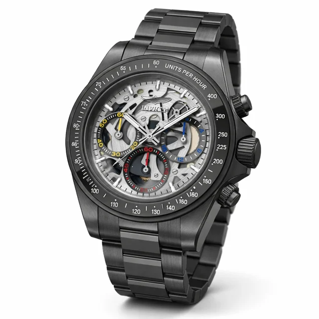 Invicta Speedway Exoprix Watch w/ Skeleton Dial - 40mm. Black (50274) kol saati