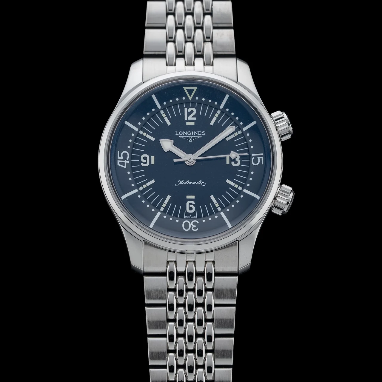 Longines Legend Diver 39mm Blue Dial on Bracelet NAP210009N10033 39 mm kol saati