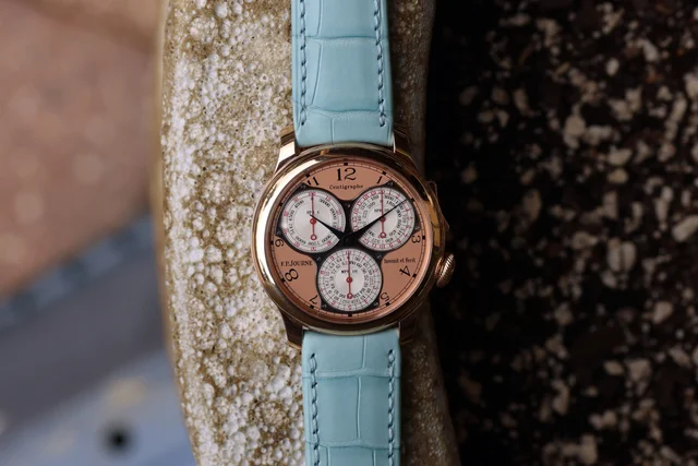 F.P. Journe Centigraphe Souverain ref. CT “Pink on Pink” kol saati
