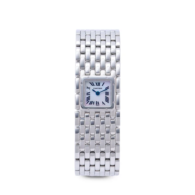 Cartier CARTIER, REF. W61001T9, PANTHERE RUBAN, MOP DIAL, STAINLESS STEEL kol saati