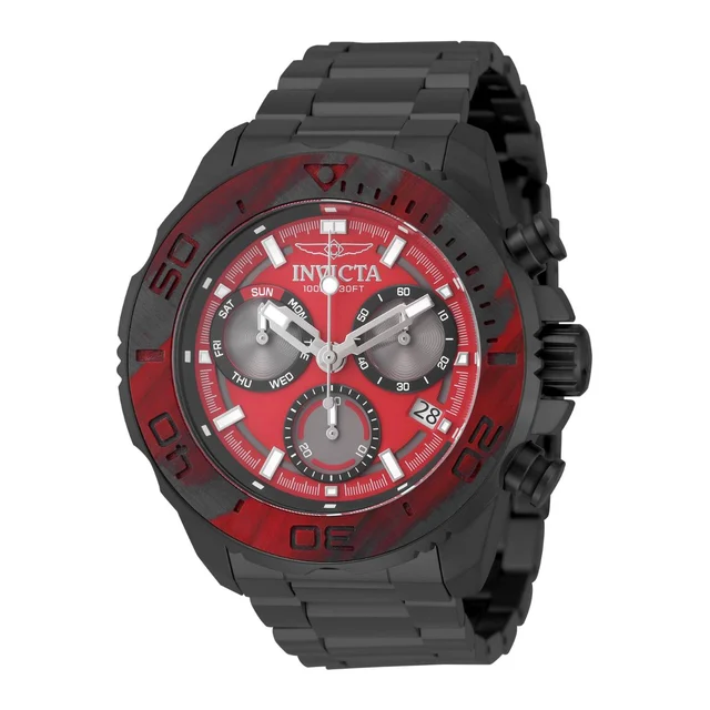 Invicta Carbon Hawk Zorvik Ronda Z60 Caliber Watch - 48mm, Black (51081) kol saati