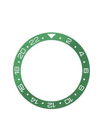 ST-Mods GMT Style Ceramic Bezel Insert Green GMTGRN/SM/39 kol saati