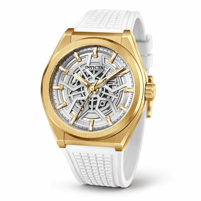 Invicta Speedway Rim Watch - 46mm, White (70055) kol saati