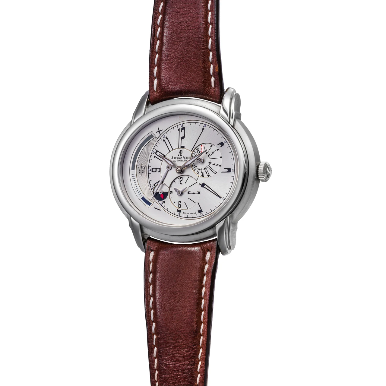 Audemars Piguet AUDEMARS PIGUET REF. 26150ST.OO.D084CU.01, MILLENARY MASERATI DUAL-TIME, STEEL, LIMITED 466/900 kol saati