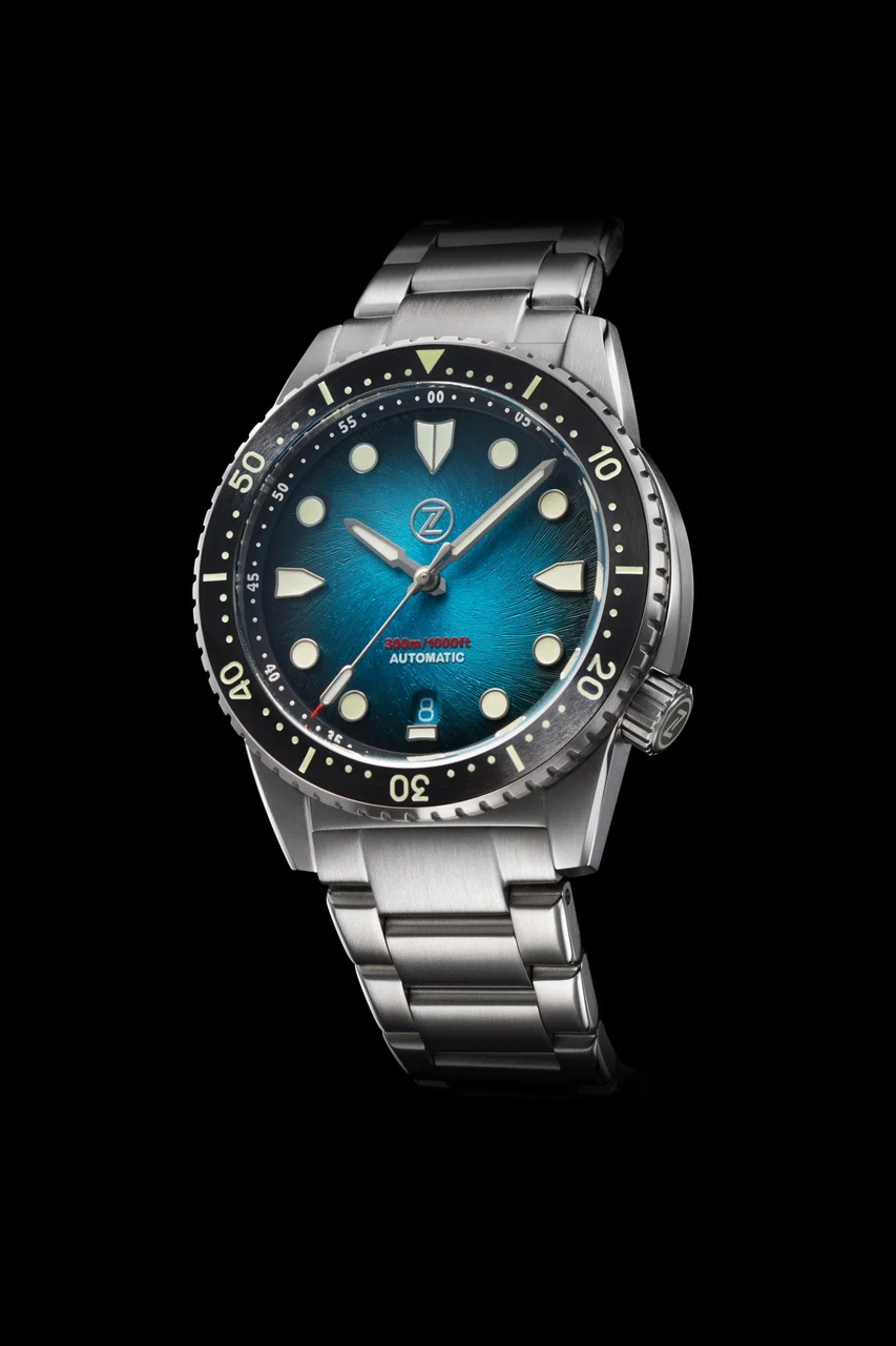 Zelos Mako V3 300m Steel Teal 20 mm kol saati