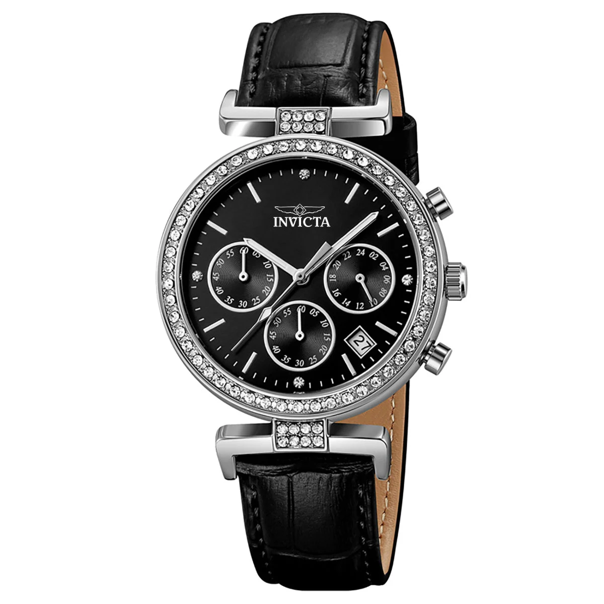 Invicta Celestial Watch - 38mm, Black (70368) 38 mm kol saati