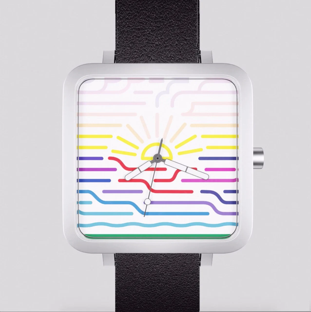Artwistwatch Milano Quadrata - Aleksandra Linea / Moscow, Russia 38 mm kol saati